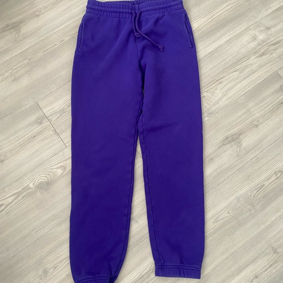 Aritzia Tna Perfect Cozy Fleece Sweatpants Size XS Purple - Picture 3 of 3